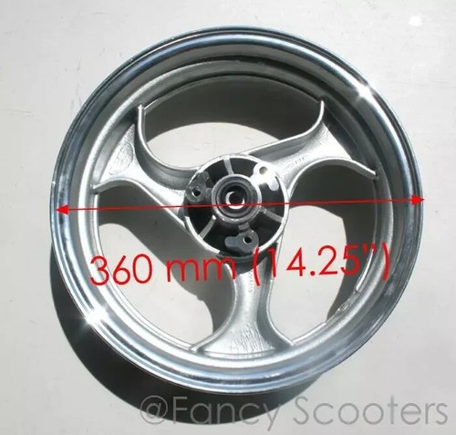 Aluminum front disc - 13", type